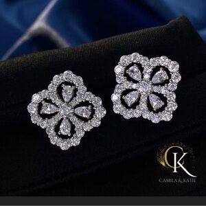 CLOVER Lab hybrid diamond studs - lab diamond studs